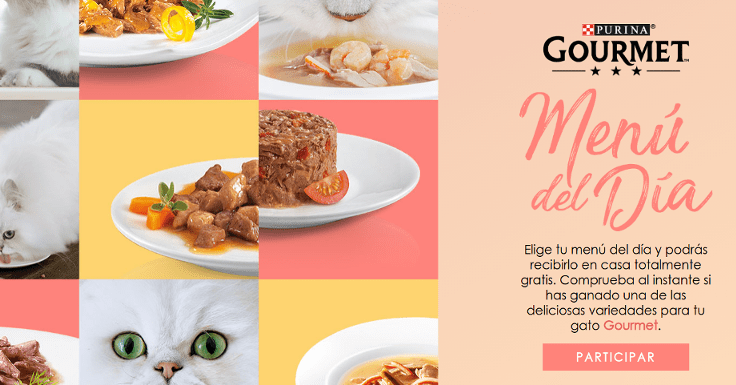 Consigue una muestra gratis de Purina Gourmet