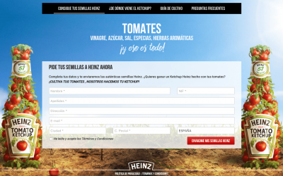 Muestras gratis semillas Heinz