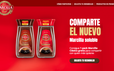 Muestras gratis de café Marcilla