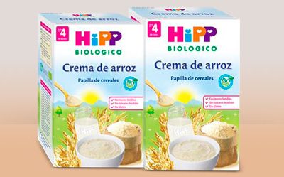 Consigue una Muestra Gratis de HiPP Biológico Crema de Arroz