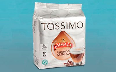 Consigue una Muestra Gratis de las cápsulas Tassimo Saimaza
