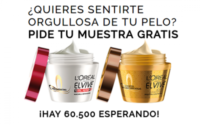 Llévate una de las 60.500 muestras gratis de Mascarillas L’Oréal