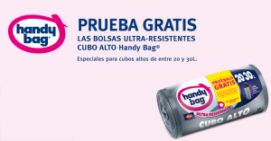 Gratis las bolsas ultra-resistentes cubo alto de Handy Bag