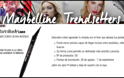 Llévate una muestra gratis de Curvitude Liner de Maybelline