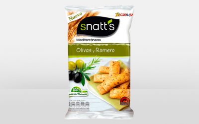 Consigue una muestra gratis de los Snacks Mediterránesos de Snatt’s