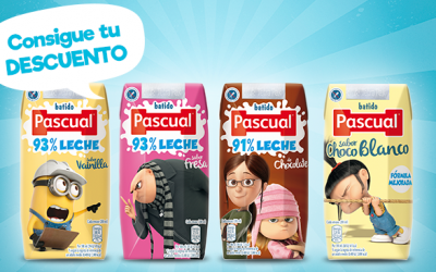 Obtén gratis un cupón descuento para los batidos Pascual