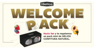 gratis un pack mini de Helios Confitura Natural