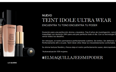 ¡Llévate una muestra gratis de Teint Idole Ultra Wear de Lancôme!