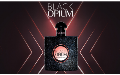 Llévate una muestra gratis del perfume Black Opium de Yves Saint Laurent