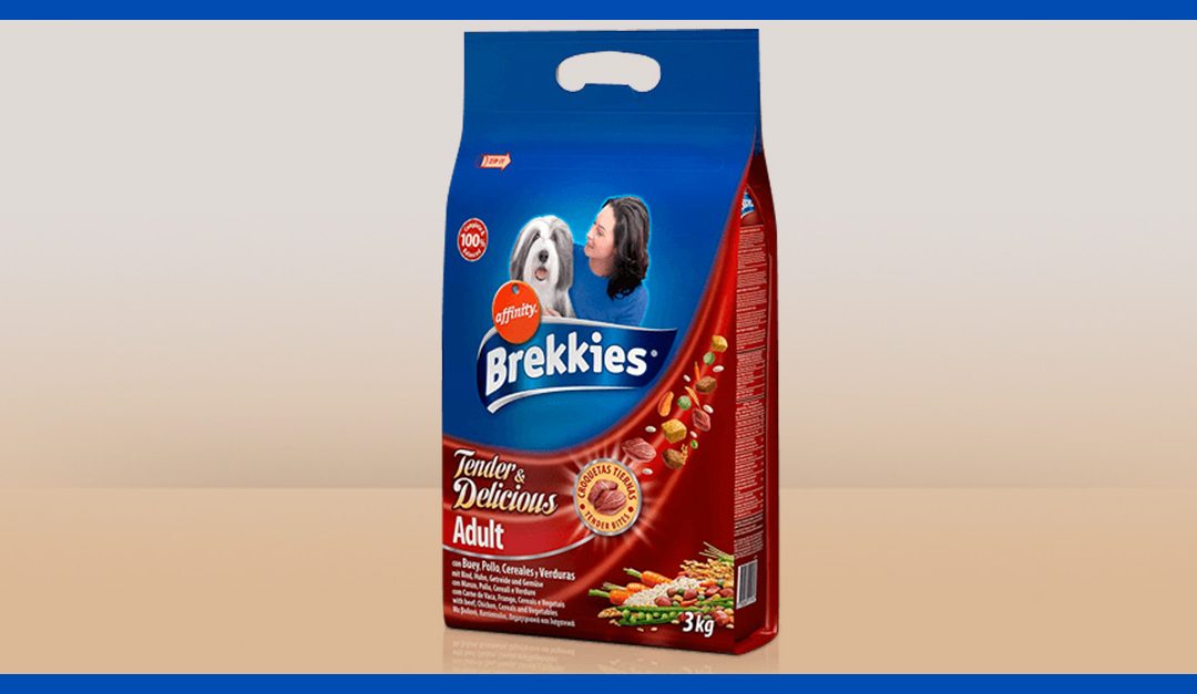 Consigue una muestra gratis de Brekkies Tender & Delicious