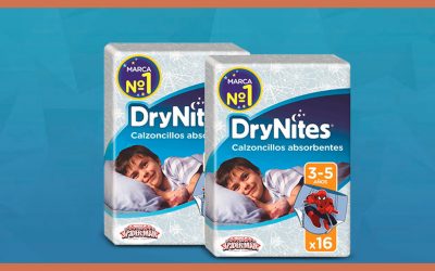 Consigue una muestra gratis de calzoncillos DryNites