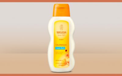 Consigue una muestra gratis de la Crema de Baño de Weleda
