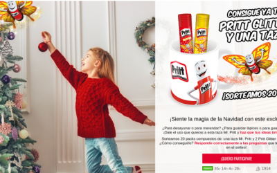 ¡Consigue gratis un Pritt Glitter y una taza!