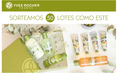 Consigue gratis un lote de Yves Rocher
