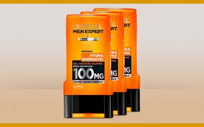 Consigue una muestra gratis del gel de ducha de Hydra Energetic