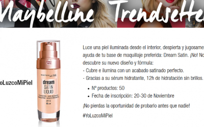 Consigue una muestra gratis de Dream Satin Liquid de Maybelline