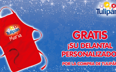 Llévate un delantal personalizado gratis con Tulipán