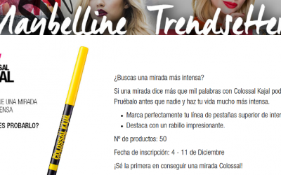 Prueba gratis el lápiz de ojos Colossal Kajal de Maybelline