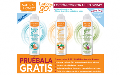 Prueba gratis la loción corporal Lotion & go! de Natural Honey
