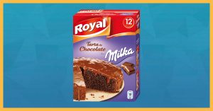gratis un pack para preparar tarta Royal de Chocolate Milka