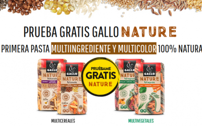 ¡Prueba gratis las pastas Gallo Nature!