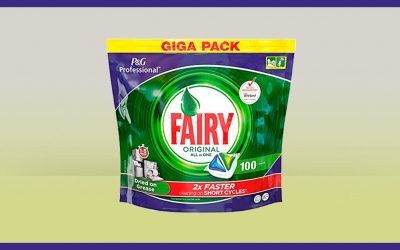 Consigue gratis una muestra de las Cápsulas de Fairy para lavavajillas