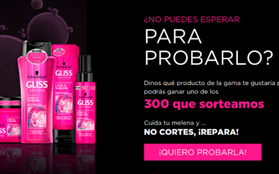 ¡Participa y consigue gratis un producto Gliss!