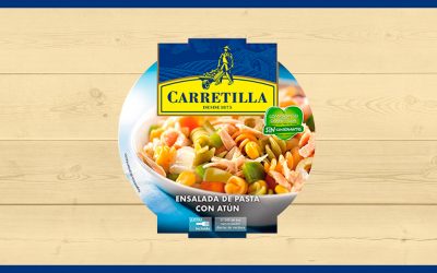 Consigue gratis una muestra de la ensalada de pasta con atún Carretilla