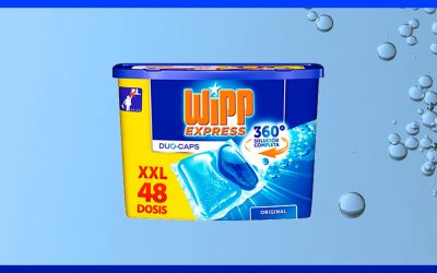Consigue gratis una muestra de Wipp Express Duo Caps