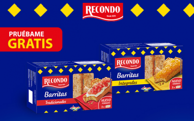 ¡Prueba gratis las barritas tradicionales e integrales Recondo!