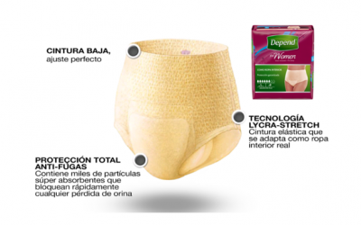 Pide tu muestra gratis de la ropa interior absorbente Depend