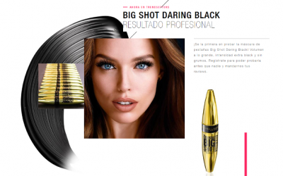 Prueba gratis Big Shot Daring Black de Maybelline