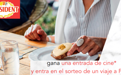 Gana una entrada de cine y entra en el sorteo de un viaje a París con Président