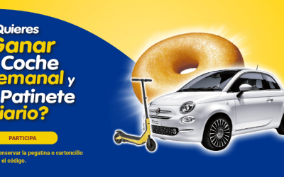 Ahora puedes ganar gracias a Donuts 1 coche o 1 patinete