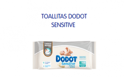 Pide gratis tus toallitas Dodot Sensitive
