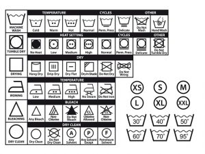 ¿Qué significan los símbolos para el lavado de ropa?