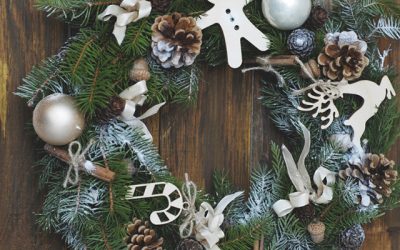 Cómo hacer centros de mesa de Navidad modernos