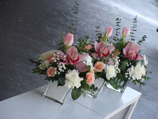 Flores artificiales para la decoración del hogar