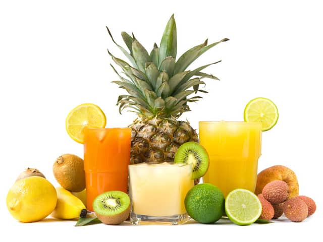 zumos de frutas